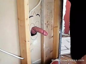 Jennifer Van Beaver Sucks and Jerks Glory Hole Cock