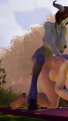 Draenei Futa Dickgirl Fucks Hot Elf - Warcraft Porn Parody