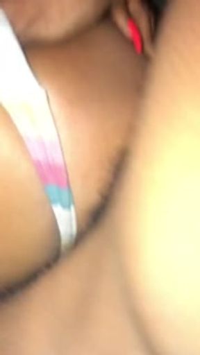 Sliim can’t stop squirting on her Stepdads BBC