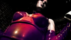lingerie-clad amy anderssen and tanya cox in bdsm themed ffm threesome