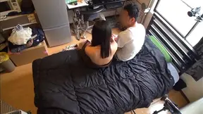 Steaming Chigusa Hara sucks cock in 69 and gets drilled