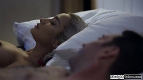 Asian lesbian loses virginity to old man