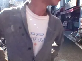 Arousing Asian model with big tits is interviewed and banged hard