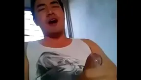 Hot Asian Stud Blasts Massive Cream Pie in Steaming Solo Scene – XXX