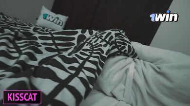 Taboo Fantasy Turns Real? Step mom Helps Step son in Share Bed with Hand, but Fills Pussy with Cum