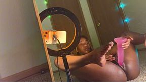 Sexy Ebony Slut Wants Her Tight Pussy Fucked Hard