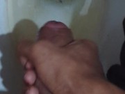 quickie in the toilet, masturbation