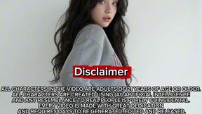 la timida de la universidad va a un casting porno!!! y le toco coger con el nerd de la clase!!! y le entrego el ano!!! [ai generated] - (complete version)