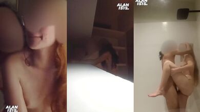 Muscular security guard creampie in nightclub bathroom after party