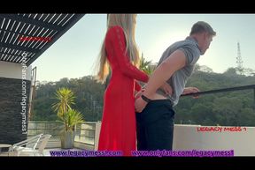 Behind the Scenes of the Outdoor Fuck with Big Cock Cherry