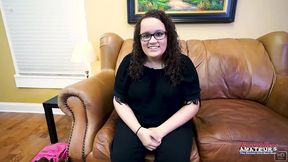 harper b busty curvy brunette sloppy rimjob greedy cum swallow!