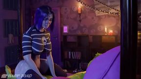 Horny&#x1F975; Raven Engages In Wild Beast Play