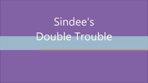 Sindee's Double headed Dildo kitchen play