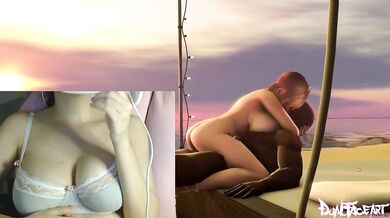 HUGE BLACK DICK ON TIGH PUSSY- 3 D ANIMATED PORN