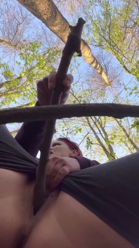 Emotional moment from &quot;My kinky Easter - outdoor bdsm and humiliation orgasms&quot;