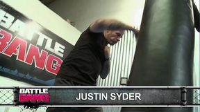 Charley Chase is so anxious to begin this fight, she jumps into the ring before removing...