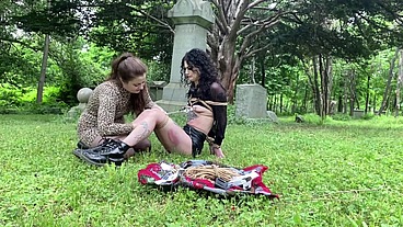 Lydia Black Public Grave Yard BDSM