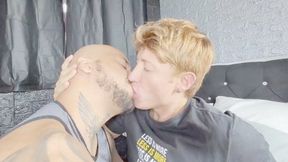 JAMAL KISSING HIS SURFER FRIEND WITH INTENSITY - BY JAMAL SANGENT AND JOE WINTER - CLIP 2