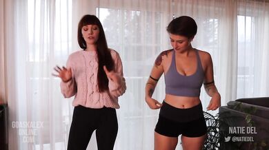 Yoga pants teacher takes upside down surprise from busty ginger inked goaskalex
