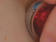 Virgin ass takes butt okie for the first time 4’11 nympho 😈
