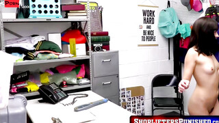 Sex Shop Lingerie Thief Gets Fucked Hard By Store Detective