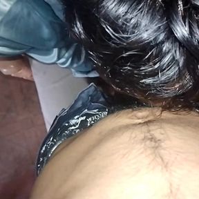 Sucking my suck buddy at home