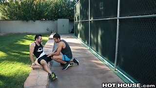 HotHouse My Running Buddy Made Me Sperm Outdoor TWICE