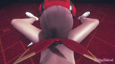 Amber’s Mouth Stretched on a Big Dick in Genshin Hentai