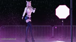 [MMD] Hyolyn - Say my name Ahri striptease league of legends 4K 60FPS