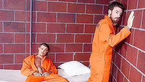 Hard Bareback Heat: Sebastians Wild Prison Hookup – 18+
