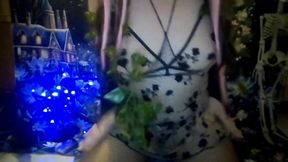 Asian Swamp Witch rides cock and gets pregnant