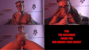 POV trans succubus drains your energy