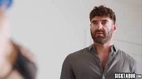 Dominant babe Jewelz Blu fucks two guys Chad Alva and big dick Ken Feels