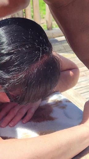Spectacular moment from &quot;Nice innocent Oiled massage from BBC friend turns into Me turning into a BBC hungry horny Slut&quot;
