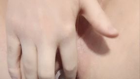 Post-op Trans Girl Fingers Her New Pussy