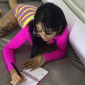 Hot Student Moaning for Me