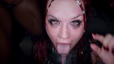 SABIEN DEMONIA'S BBC ONLY DP HARDCORE GANGBANG ! WET EDITION