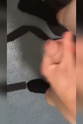 Gym Twink in the Rest Room