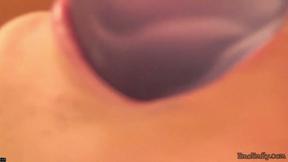 Emo Emily Big Dildo Orgasm
