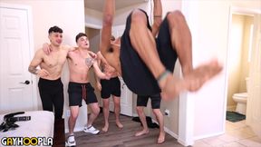 Calvin Russe Takes on Big Dick Micky Mallato in His Gayhoopla Premiere