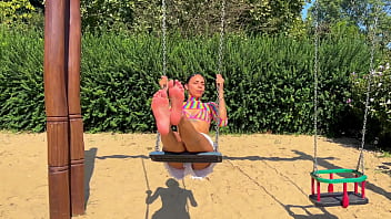 Tiny Latina Playground Pickup for Foot Fetish Fuck