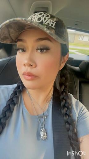 Locking up my sock slut in chastity before we go to the mall