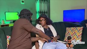 Lesbian stud tries dick and cums so fuckin hard