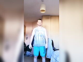 LongJohn0Hara getting without his beach wear and going into the shower