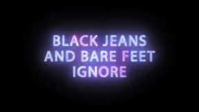 Evangeline in Black Jeans and Bare Feet Ignore 7
