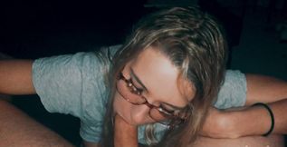 POV Glasses BJ in the dark