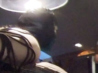 Amateur session in full outfits and latex masks