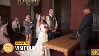 asian - Bride's Secret: Cheating Czech Fiancee in Public POV
