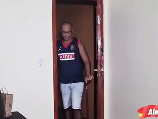 I caught the sexy Jasmine Santana masturbating during the time that watching porn on her cell phone. I measured her ramrod on that whore.