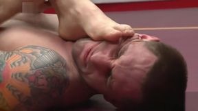 Feet fetish wrestling jocks get intimate